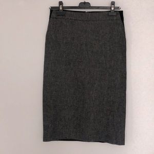 DKNY black and tweed pencil skirt